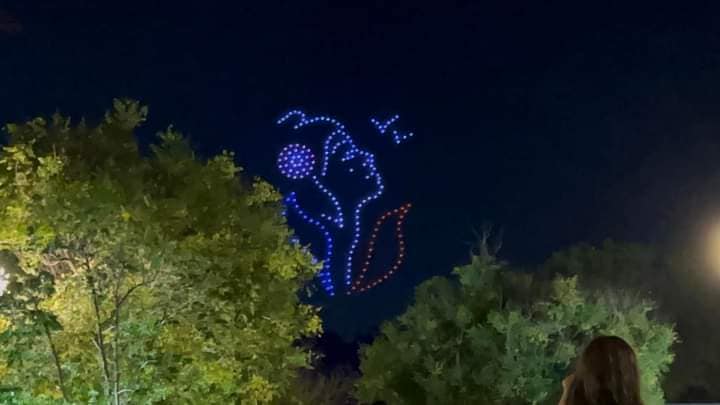 Les photos du spectacle de drone de ce soir. Un show trop court, la musique inau... 2 347612247 240420032182568 2761016319478575912 n