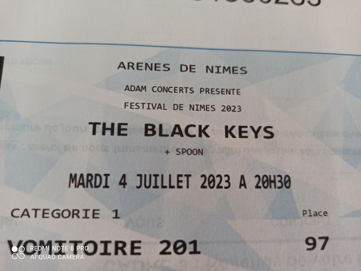 Bonjour, suite au désistement d'une amie, j'ai une place de concert des black ke... 15 357682227 10223737928177036 6240001105167941271 n