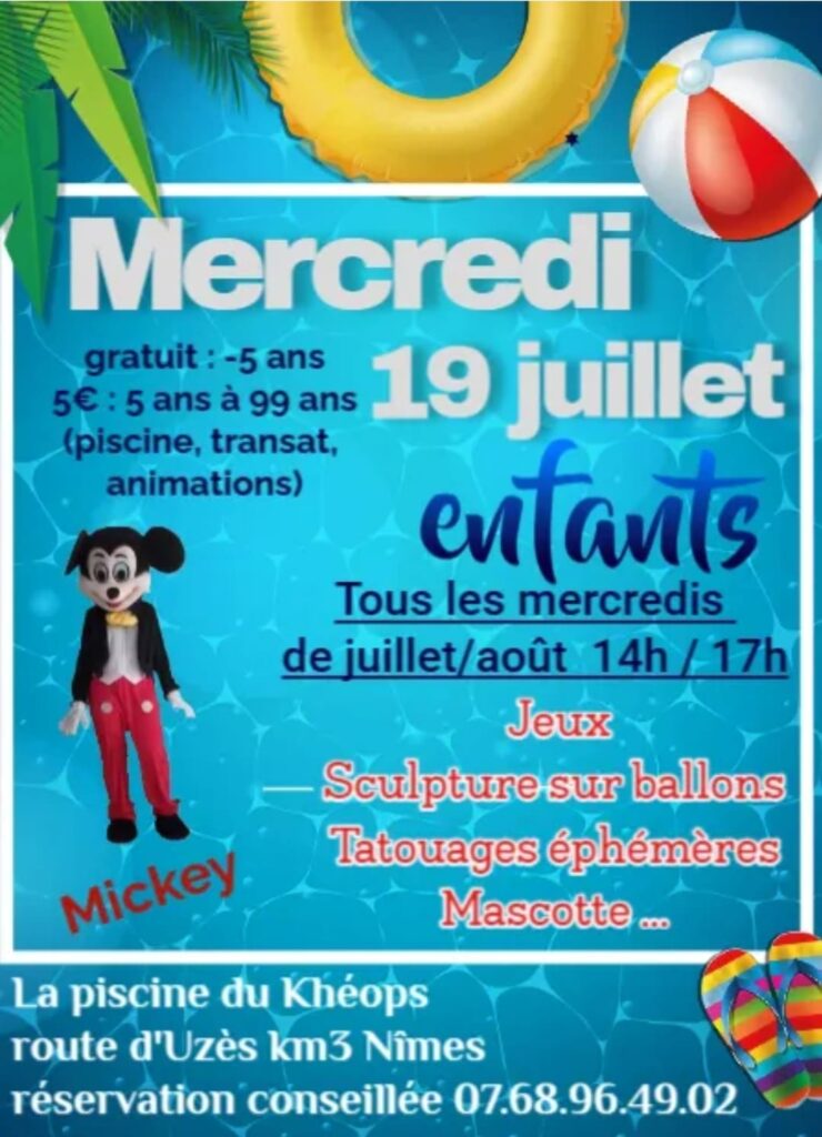 Piscine, trampoline, jeux, tatouages éphémères, sculpture sur ballons, et pho... 7 360085383 10230114635547399 1380941243183552415 n