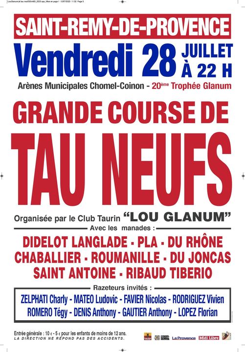 Depuis 2009 le trophée Glanum est organisé sur trois courses en nocturne avec de... 1 362617199 2086819591522964 2393885916929191418 n
